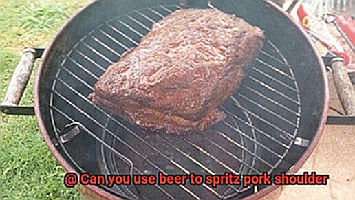 Can you use beer to spritz pork shoulder-6