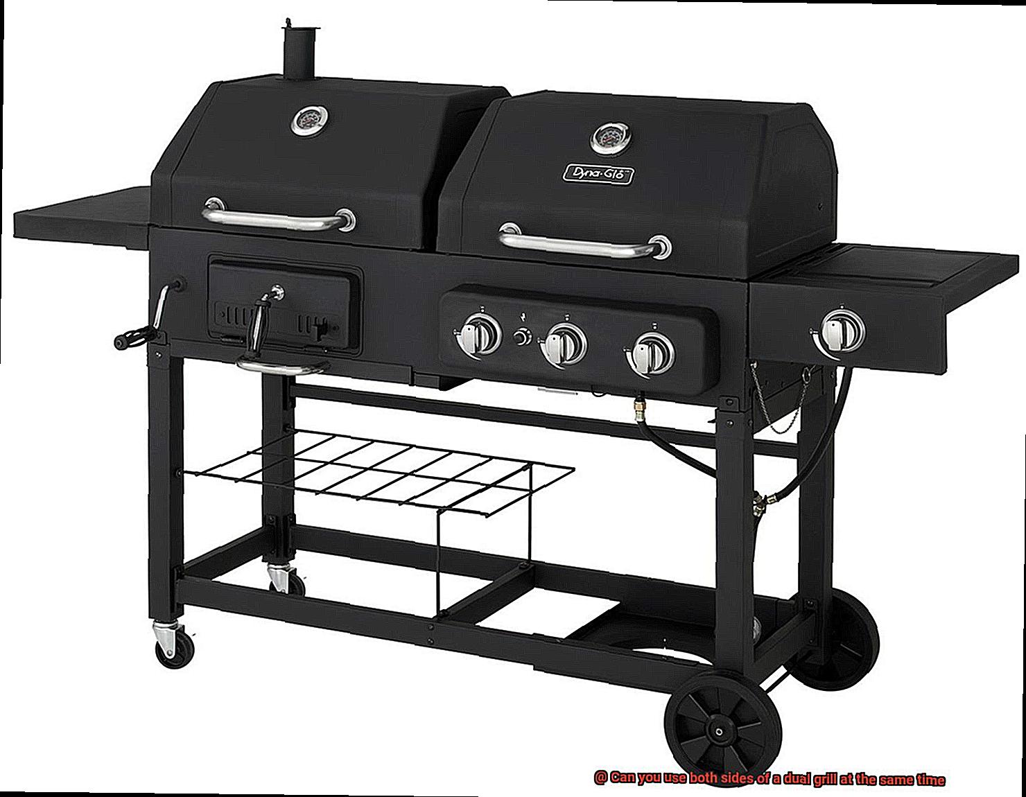 Can you use both sides of a dual grill at the same time-7