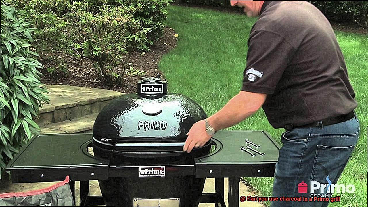 Can you use charcoal in a Primo grill-4