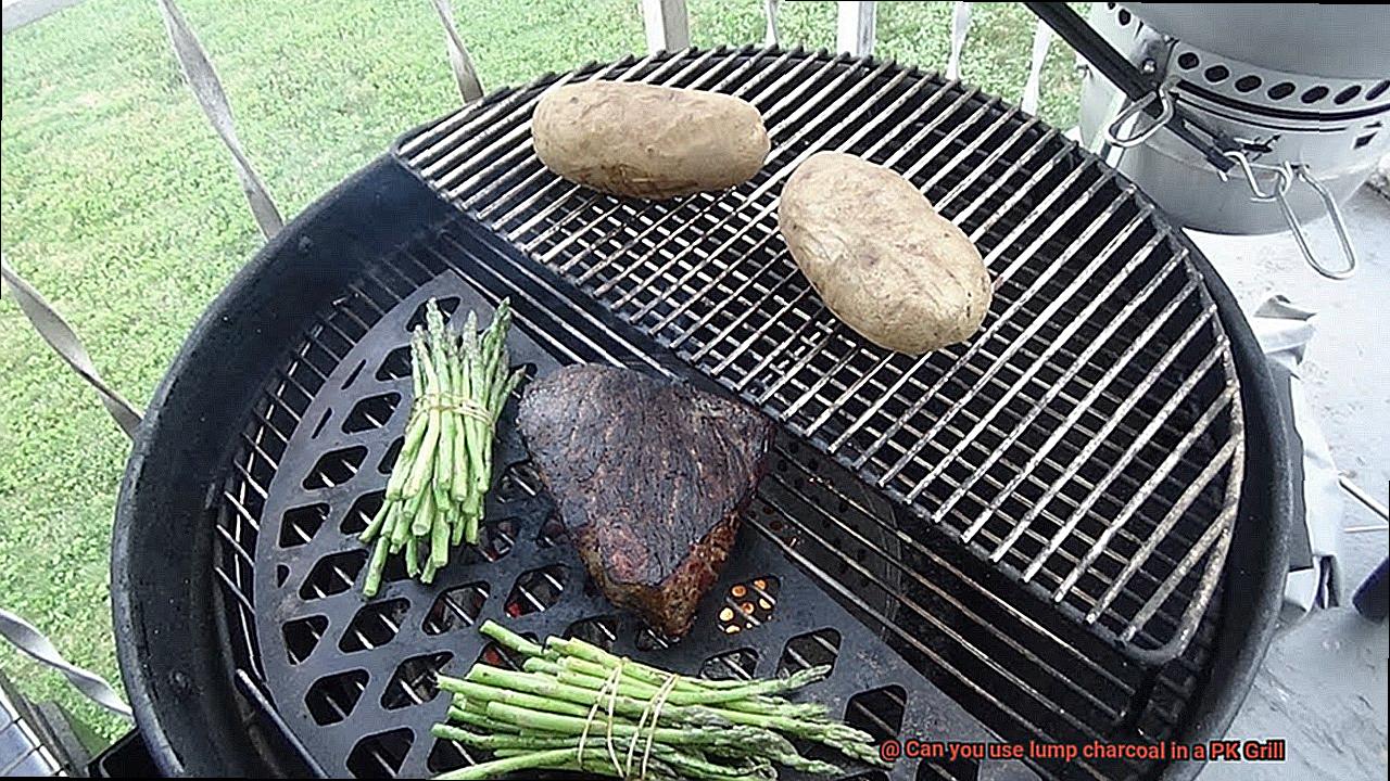 Can you use lump charcoal in a PK Grill-2