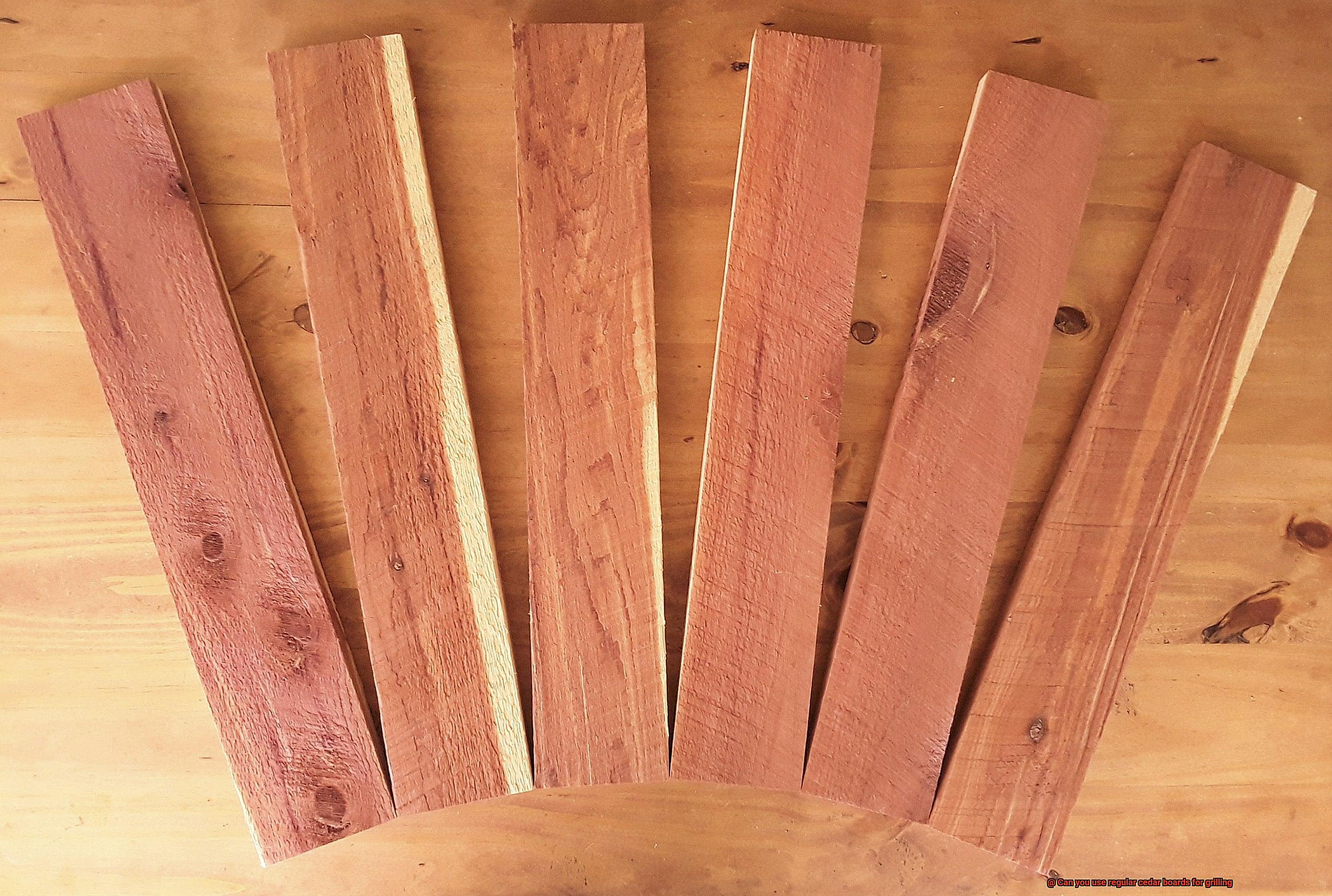 Can you use regular cedar boards for grilling-2