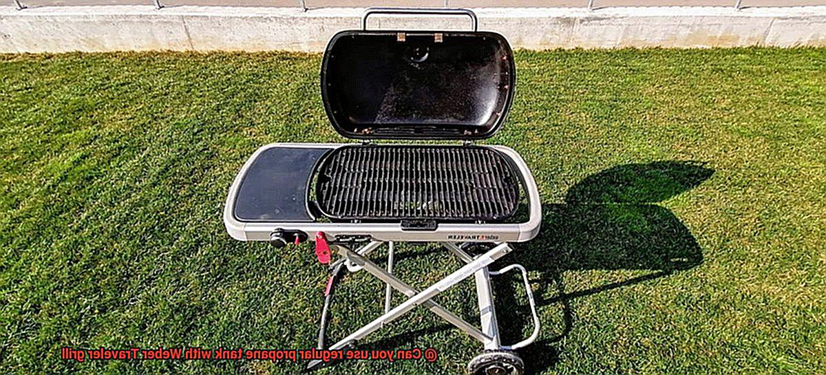 Can you use regular propane tank with Weber Traveler grill-6