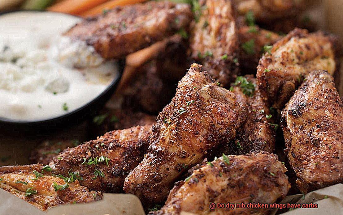 Do dry rub chicken wings have carbs-5