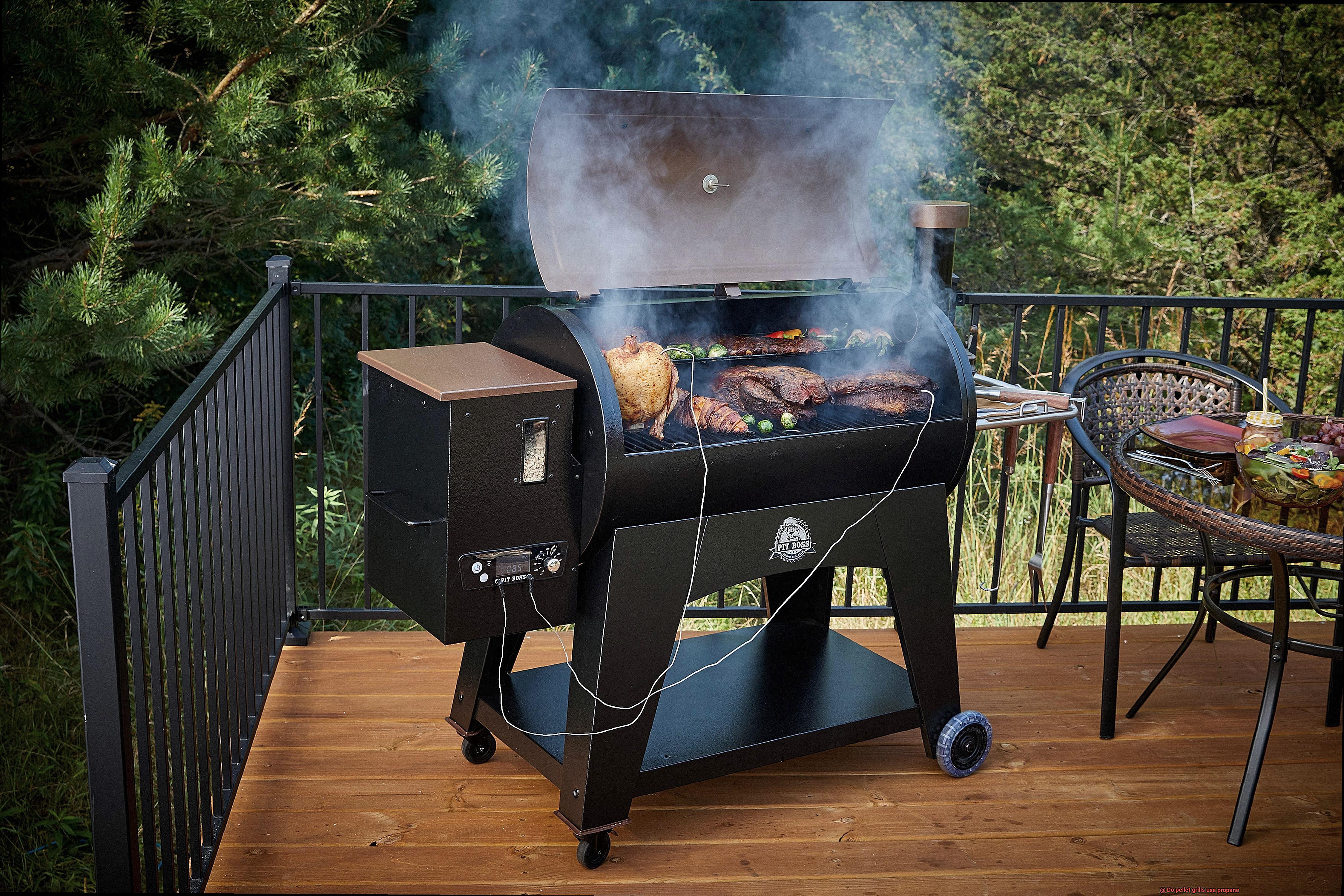 Do pellet grills use propane -8