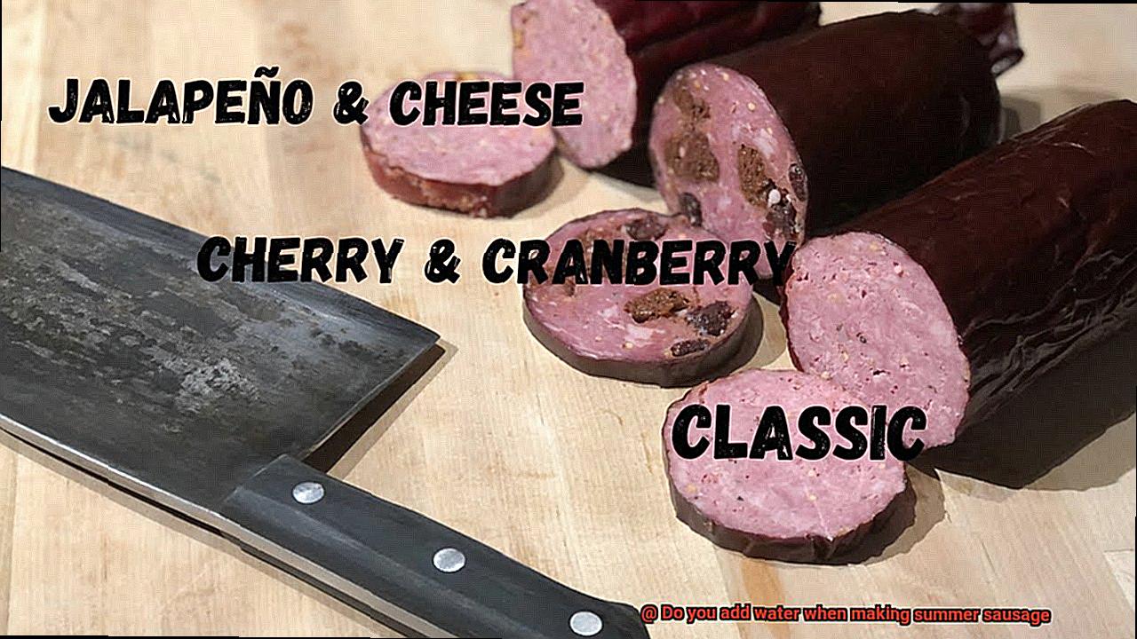 Do you add water when making summer sausage-2