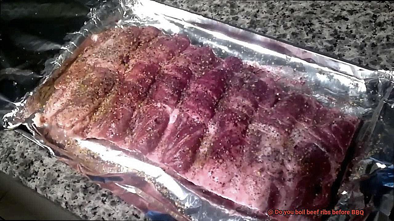 Do you boil beef ribs before BBQ-4