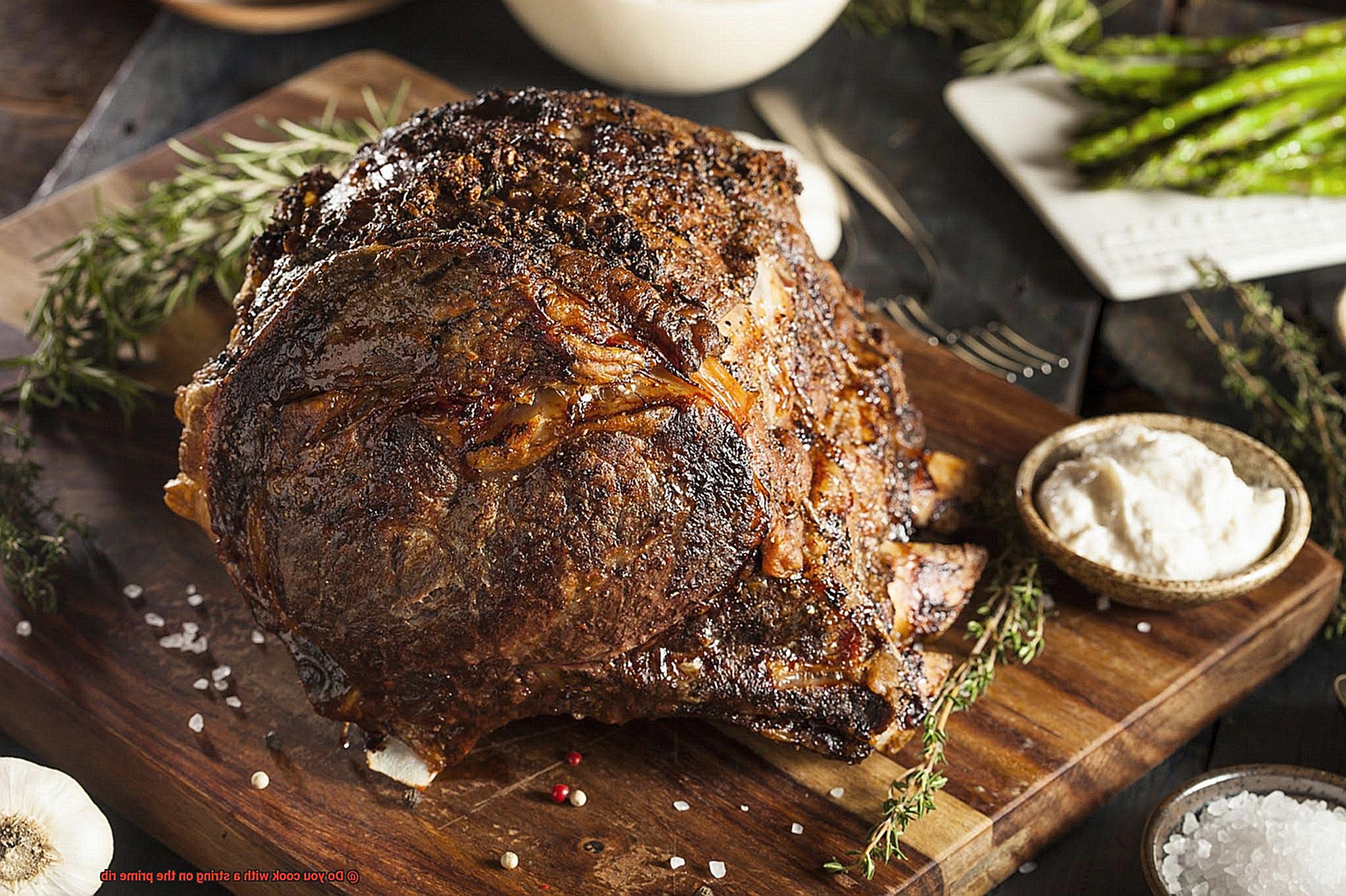 Do you cook with a string on the prime rib-6