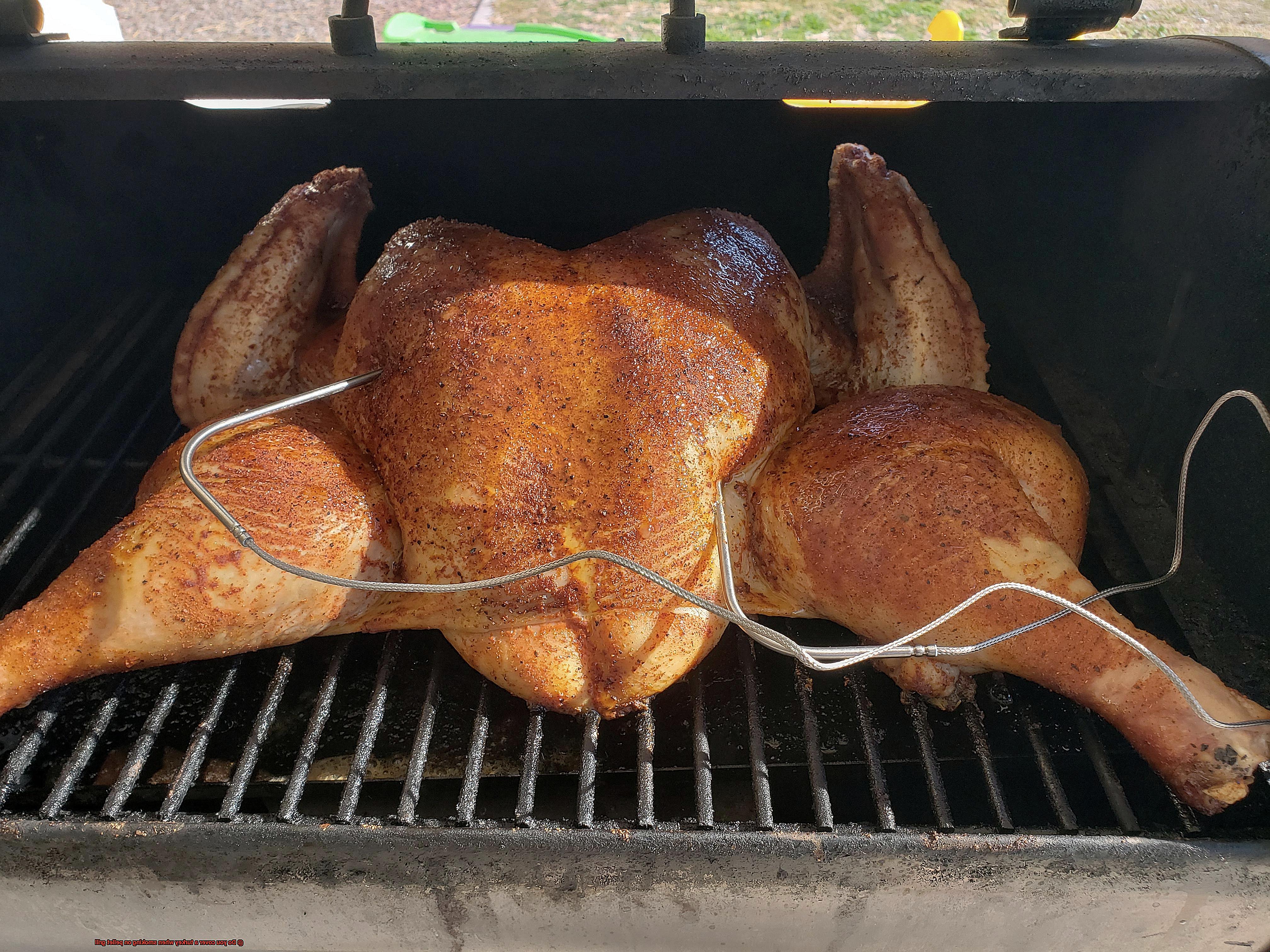 Do you cover a turkey when smoking on pellet grill-8