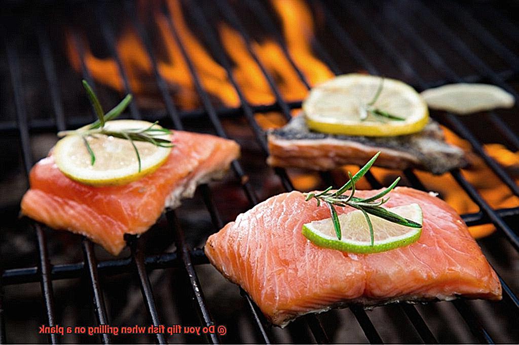 Do you flip fish when grilling on a plank-3