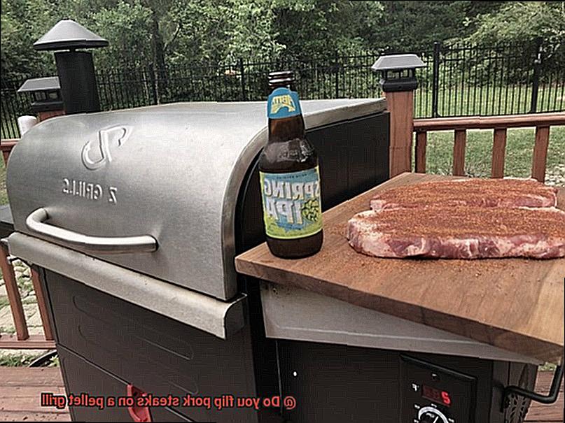 Do you flip pork steaks on a pellet grill-6