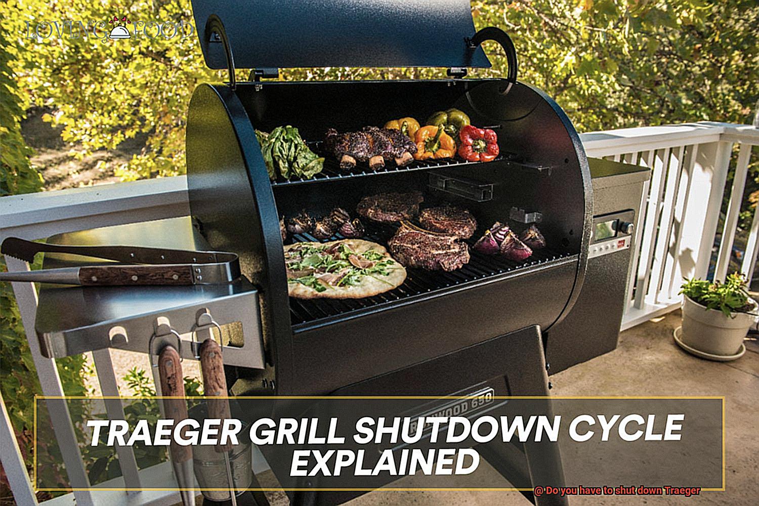 Do you have to shut down Traeger -4