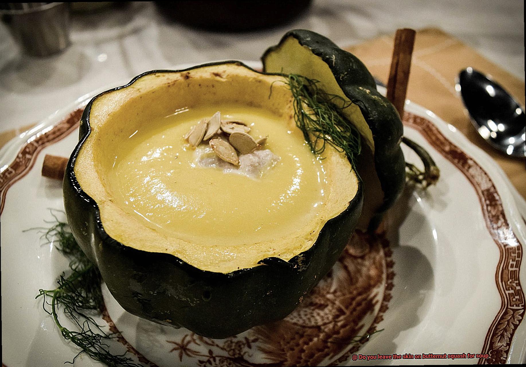Do you leave the skin on butternut squash for soup-5