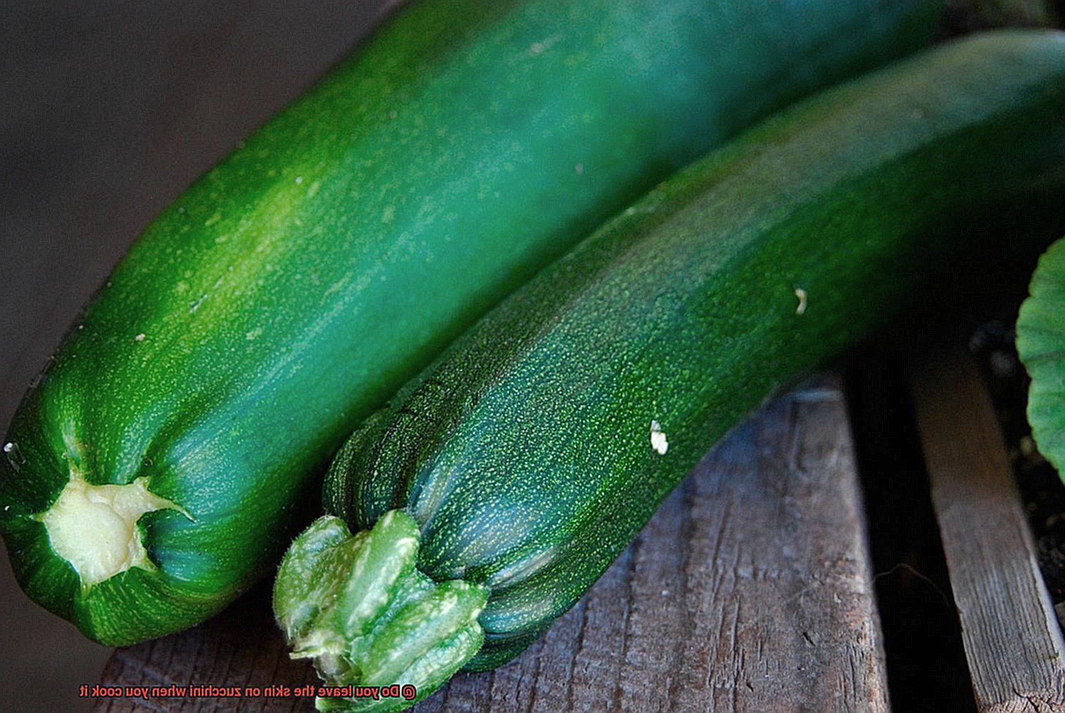 do you need to remove skin from zucchini
