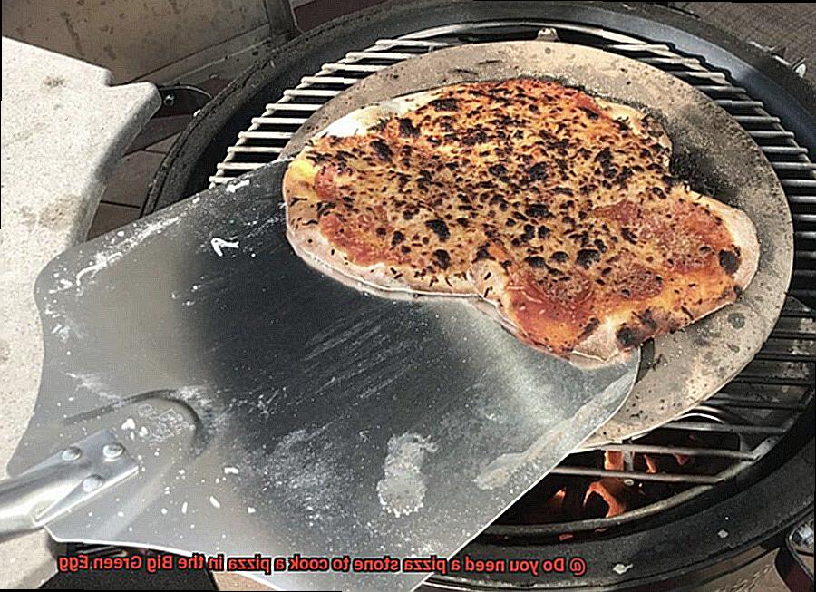 Do you need a pizza stone to cook a pizza in the Big Green Egg-7