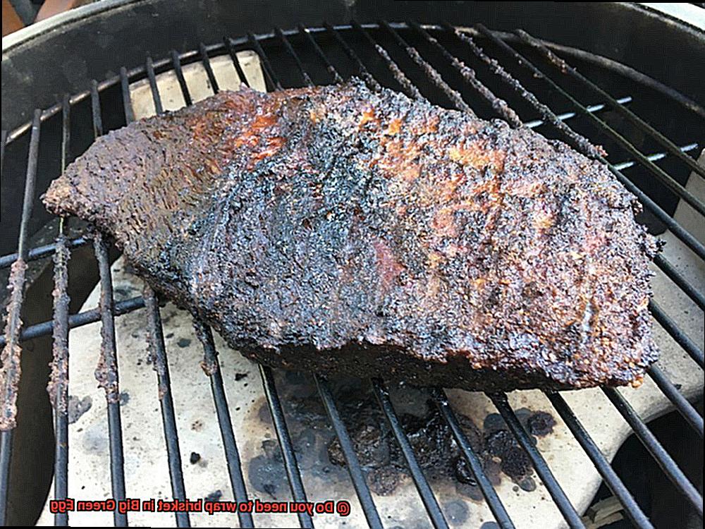 Do you need to wrap brisket in Big Green Egg-2