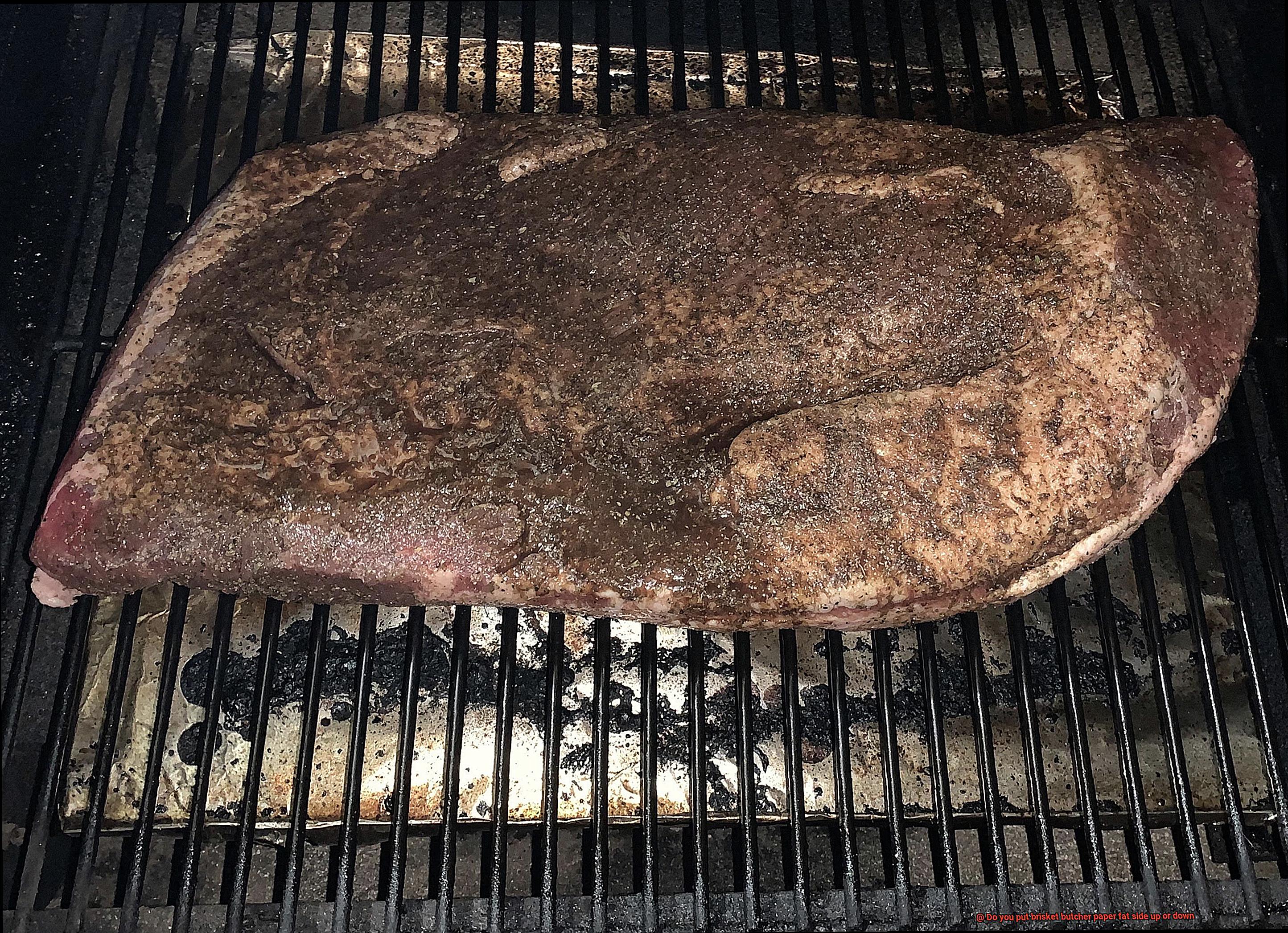 Do you put brisket butcher paper fat side up or down-4