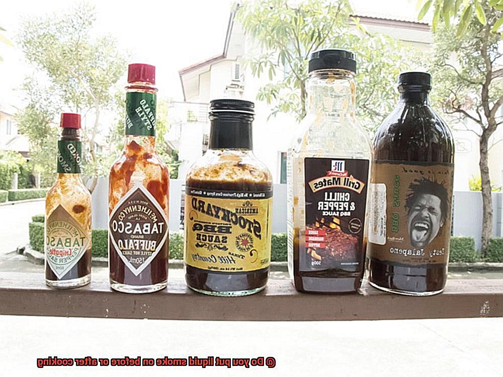 Do you put liquid smoke on before or after cooking-4