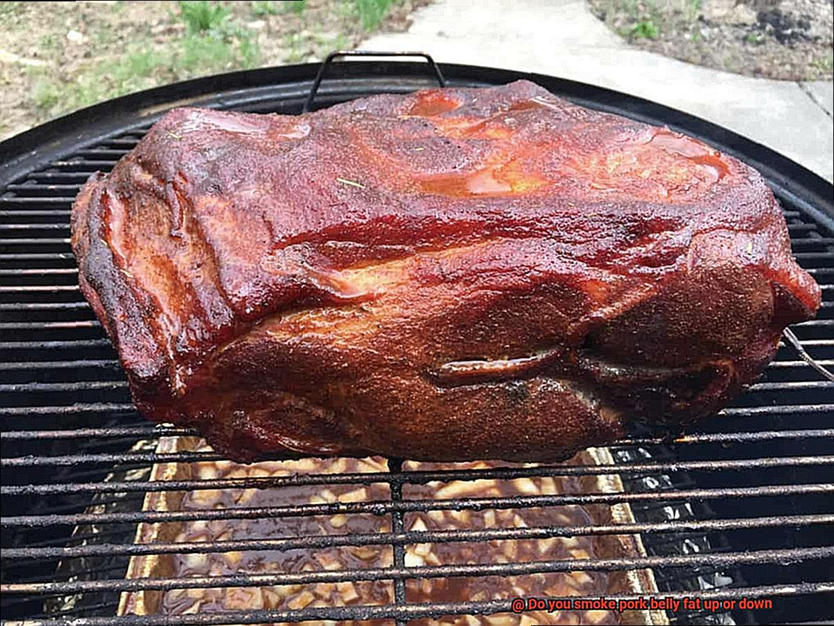 Do you smoke pork belly fat up or down-2