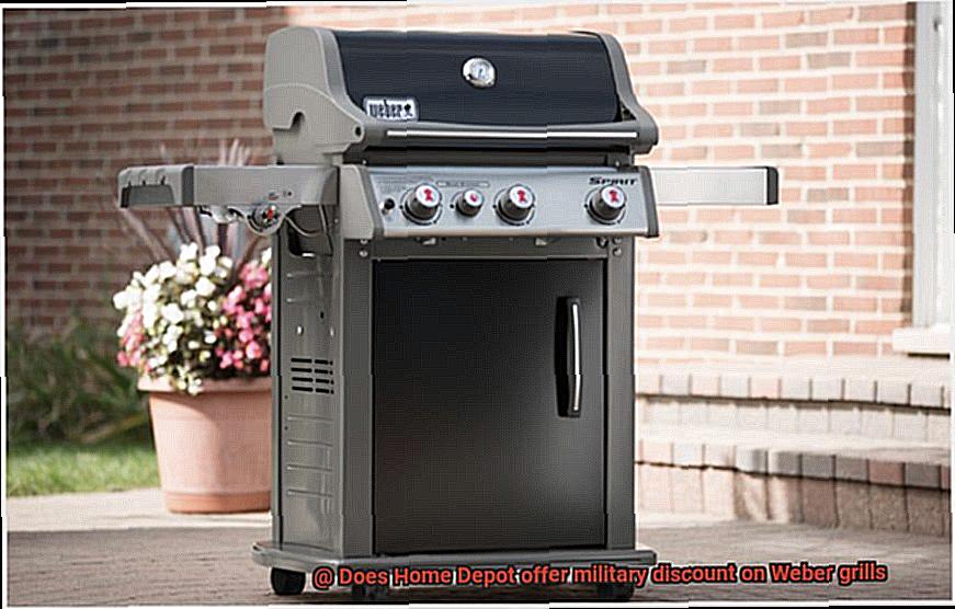 Does Home Depot offer military discount on Weber grills-2