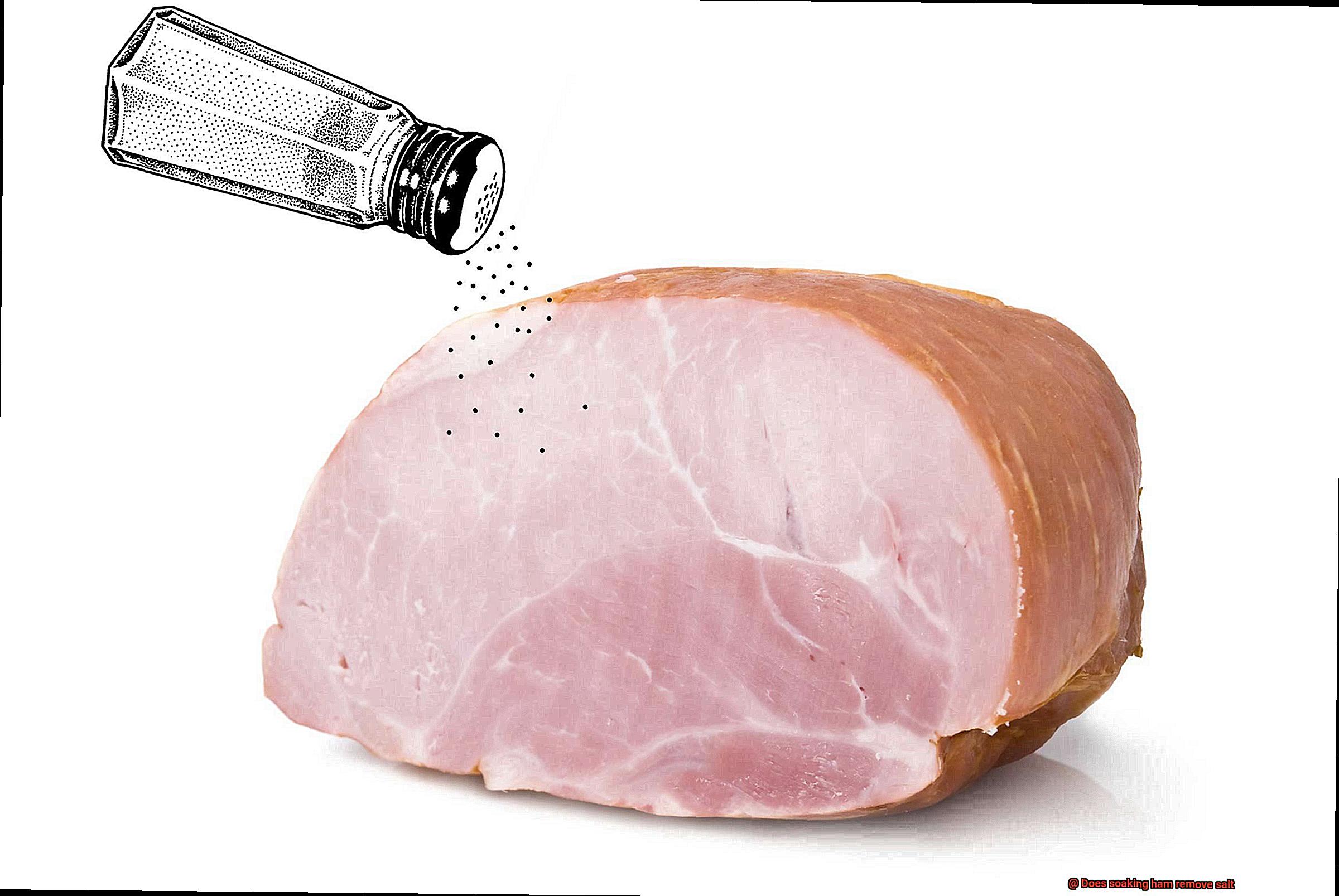 Does soaking ham remove salt-3