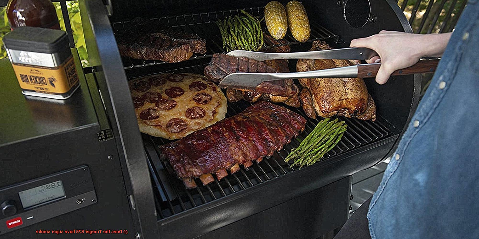 Does the Traeger 575 have super smoke-3