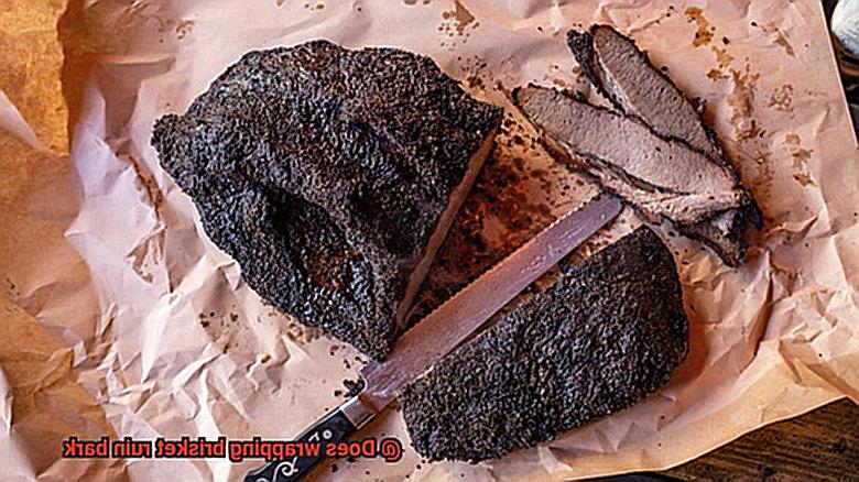 Does wrapping brisket ruin bark-3
