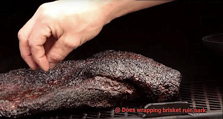 Does wrapping brisket ruin bark-5
