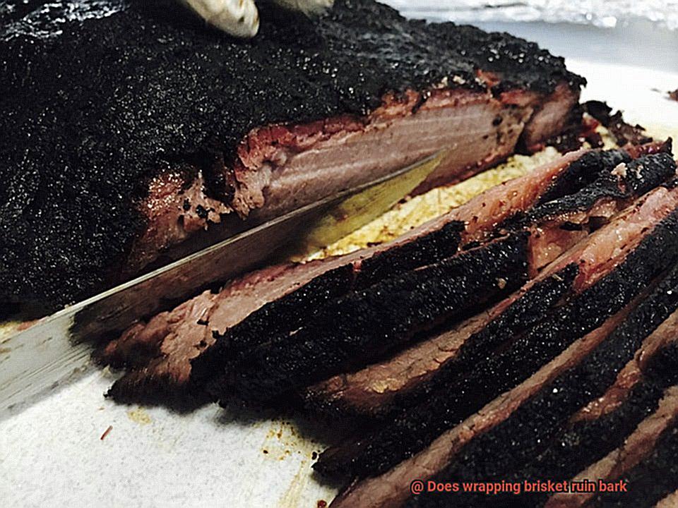 Does wrapping brisket ruin bark-4
