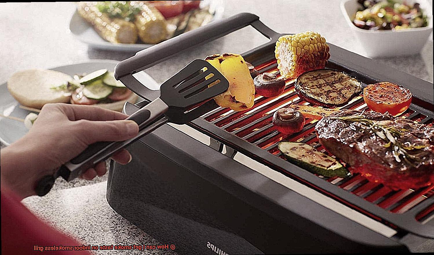 How can I get smoke taste on indoor smokeless grill-4